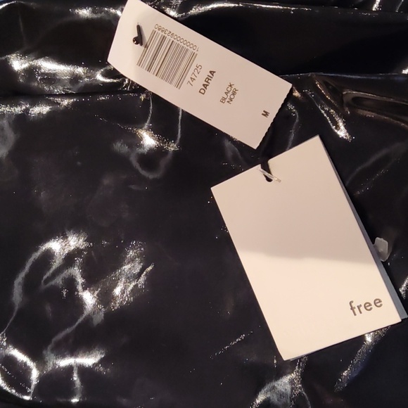 WILFRED FREE Daria Black PU Skinny Ankle Leggings Pants M NEW - Picture 9 of 10